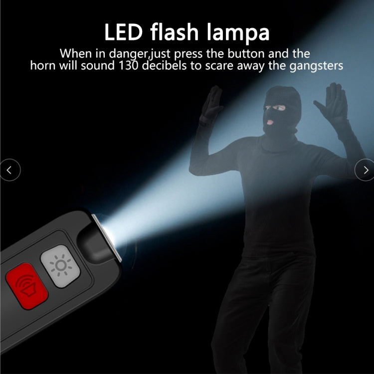 AF-2002 130dB Rechargeable Anti-Wolf Alarm Self-Defense Device With Distress Light, Blue, Green, Black, White AF-2002 130dB Rechargeable Anti-Wolf Alarm Self-Defense Device With Distress Light, Blue, Green, Black, White